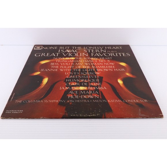 Isaac Stern Plays Great Violin Favorites - None But The Lonely Heart LP Record - Picture 4 of 16